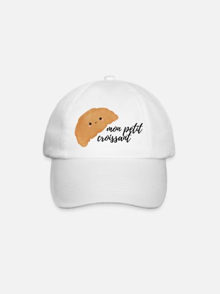 Croissant - Baseballkappe - Weiß/Weiß