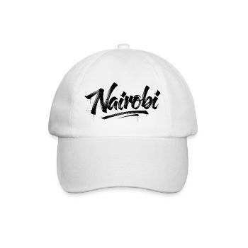 Nairobi - Baseballkappe - Weiß/Weiß - Vorne