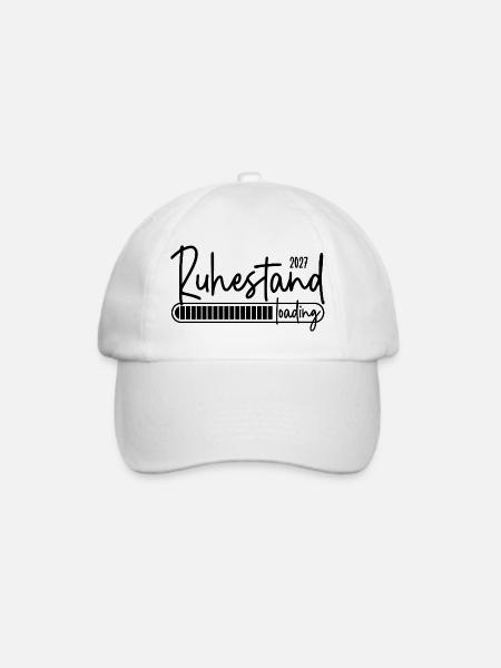 Ruhestand 2027 loading - Baseballkappe - Weiß/Weiß