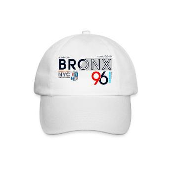 Urban Bronx Streetwear Design - Baseballkappe - Weiß/Weiß - Vorne