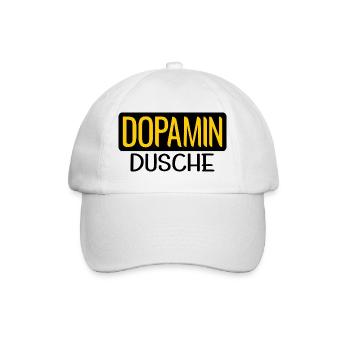 DOPAMIN DUSCHE GEHIRN - Baseballkappe - Weiß/Weiß - Vorne