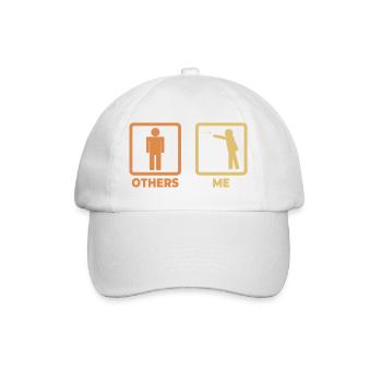Darter Strichfiguren - Baseballkappe - Weiß/Weiß - Vorne