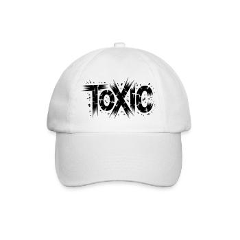 Toxic - Baseballkappe - Weiß/Weiß - Vorne