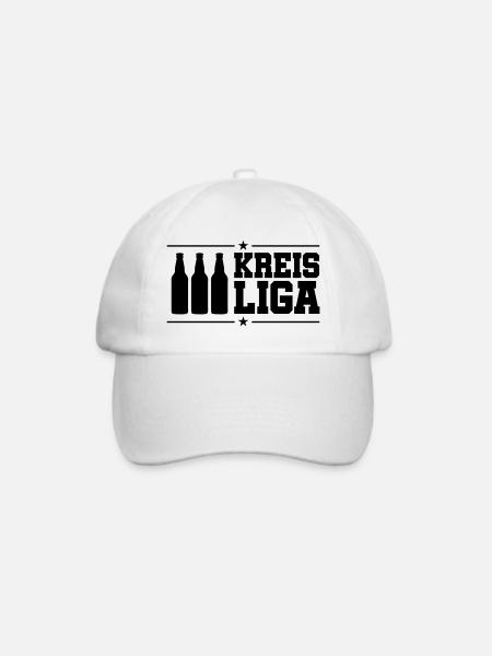 Kreis Liga Bier - Baseballkappe - Weiß/Weiß