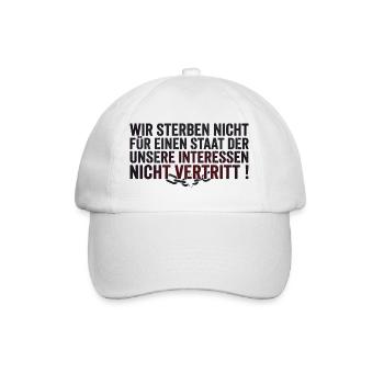 Protest Statement - Baseballkappe - Weiß/Weiß - Vorne