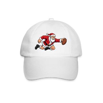 Weihnachtsmann-Rugby - Baseballkappe - Weiß/Weiß - Vorne