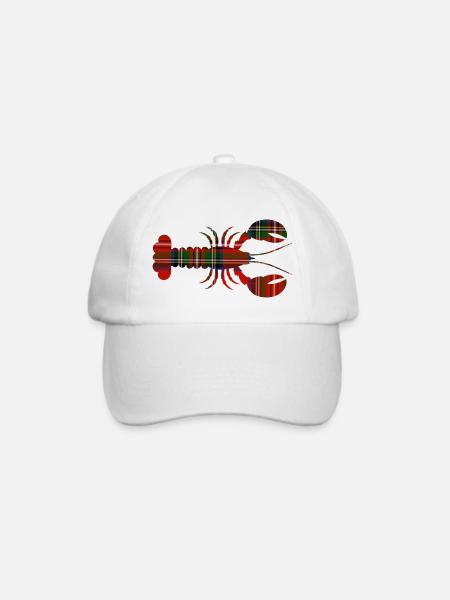 Tartan-Hummer | Pyrenäen-Linie Labor - Baseballkappe - Weiß/Weiß