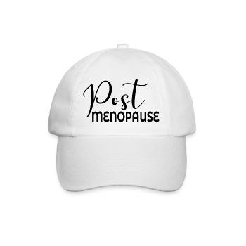 Frauen in Postmenopause - Baseballkappe - Weiß/Weiß - Vorne