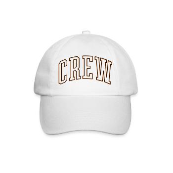Crew Outline - Baseballkappe - Weiß/Weiß - Vorne