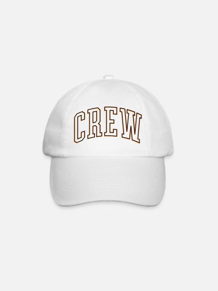 Crew Outline - Baseballkappe - Weiß/Weiß
