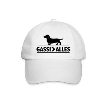 Gassi > Alles  - Baseballkappe - Weiß/Weiß - Vorne