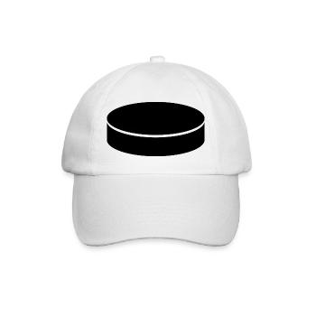 Eishockey-Puck - Baseballkappe - Weiß/Weiß - Vorne
