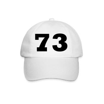 73 - Baseballkappe - Weiß/Weiß - Vorne