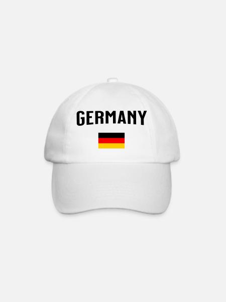 Germany - Baseballkappe - Weiß/Weiß