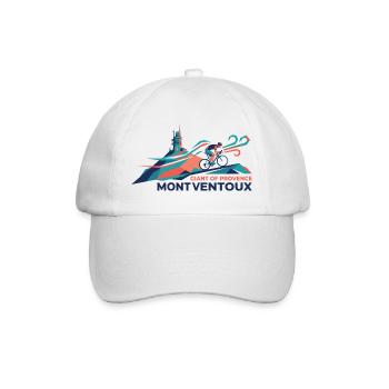 Mont Ventoux Giant of Provence Trikot - Baseballkappe - Weiß/Weiß - Vorne
