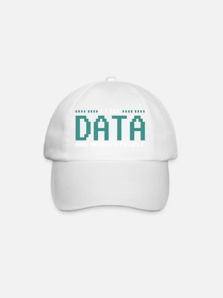 Informatiker Cooler Spruch Computer - Baseballkappe - Weiß/Weiß