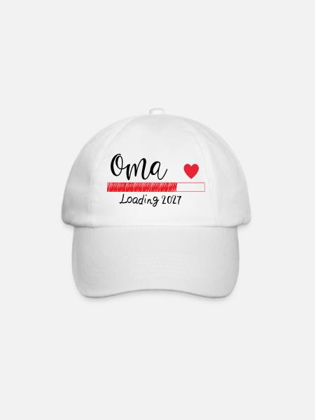 Oma 2027 - Baseballkappe - Weiß/Weiß