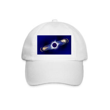 eclipse2026 - Baseballkappe - Weiß/Weiß - Vorne