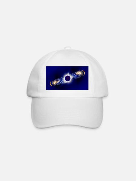 eclipse2026 - Baseballkappe - Weiß/Weiß