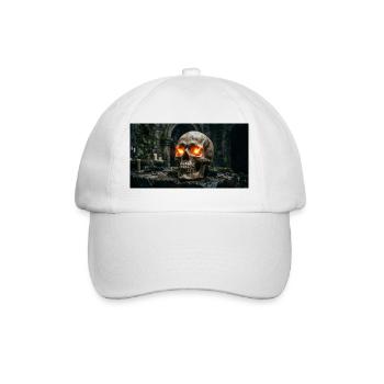 Halloween für alle  - Baseballkappe - Weiß/Weiß - Vorne