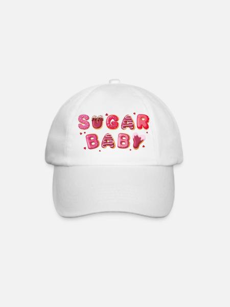 Zuckersüßes Baby - Baseballkappe - Weiß/Weiß