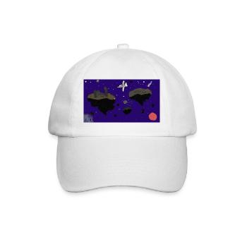 Raum - Baseballkappe - Weiß/Weiß - Vorne