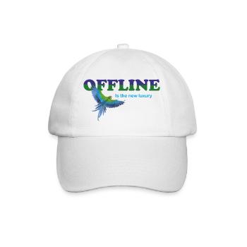 OFFLINE - Baseballkappe - Weiß/Weiß - Vorne