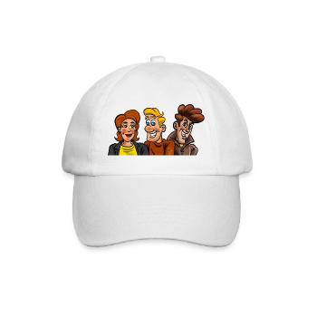 Zeichentrickfiguren - Baseballkappe - Weiß/Weiß - Vorne