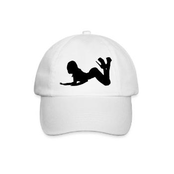 Sexy girl - Baseballkappe - Weiß/Weiß - Vorne