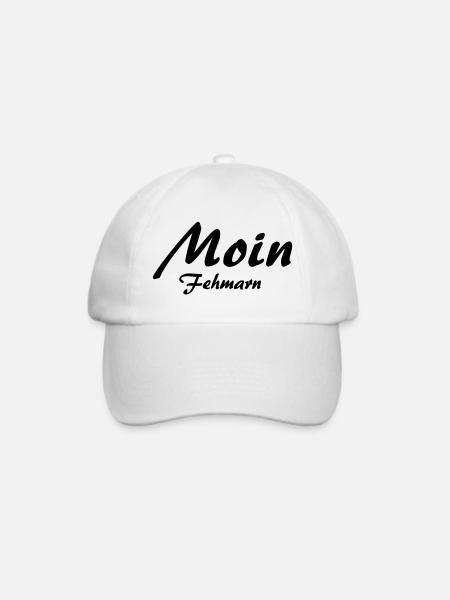 Moin Fehmarn - Baseballkappe - Weiß/Weiß
