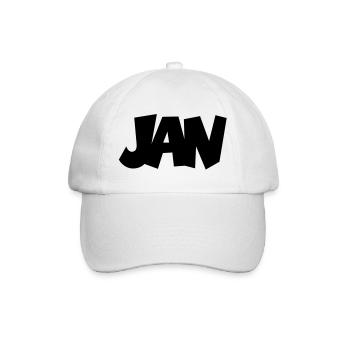 Jan - Baseballkappe - Weiß/Weiß - Vorne