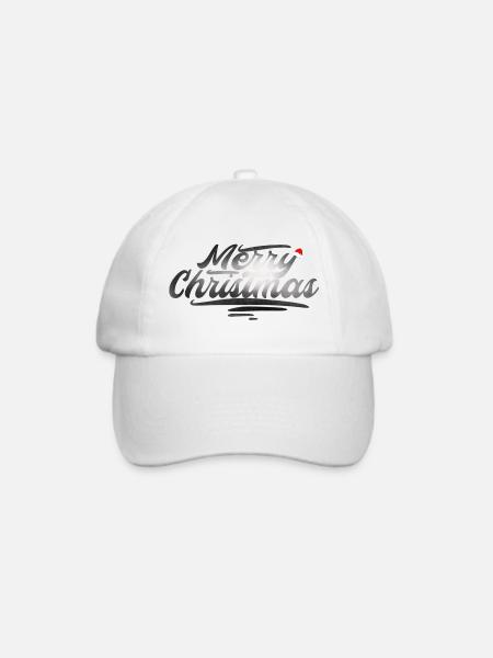 Christmas Weihnachten Geschenk trend - Baseballkappe - Weiß/Weiß