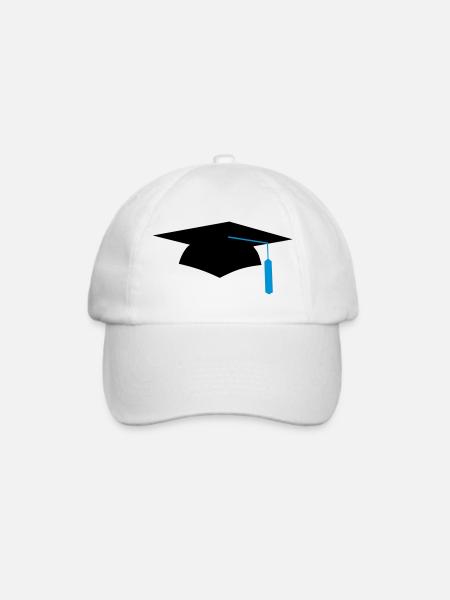graduation - Baseballkappe - Weiß/Weiß