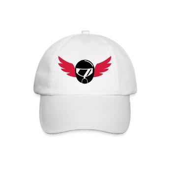 Go-Kart / Karting / Kart / Fahrer - Baseballkappe - Weiß/Weiß - Vorne