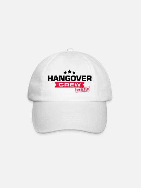 crew junggesellenabschied - Baseballkappe - Weiß/Weiß