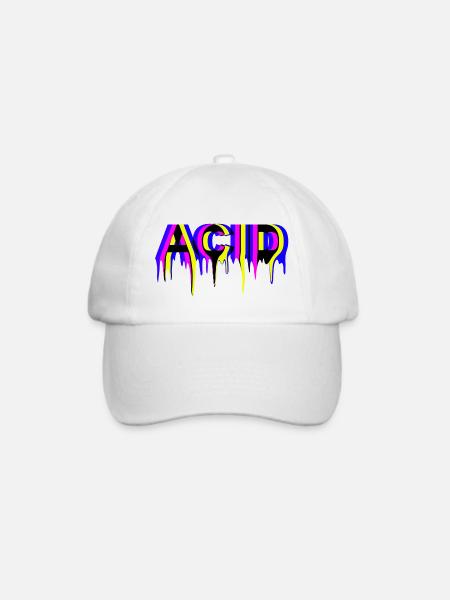 ACID - Baseballkappe - Weiß/Weiß