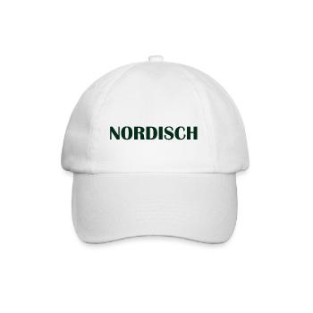 Nordisch - Baseballkappe - Weiß/Weiß - Vorne