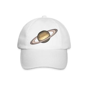 Saturn - Baseballkappe - Weiß/Weiß - Vorne