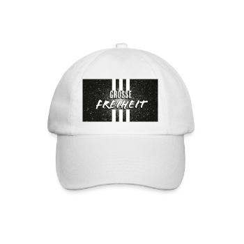 Große Freiheit - Baseballkappe - Weiß/Weiß - Vorne