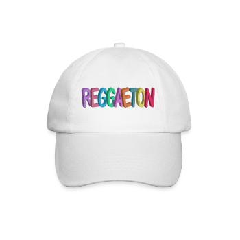 Reggaeton - Baseballkappe - Weiß/Weiß - Vorne