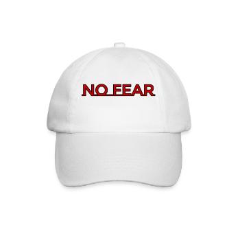 No fear - Baseballkappe - Weiß/Weiß - Vorne