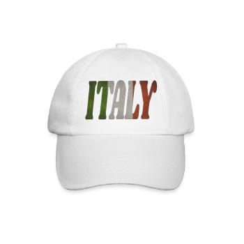 Italy - Baseballkappe - Weiß/Weiß - Vorne