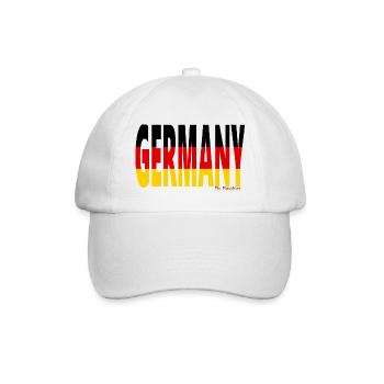 germany - Baseballkappe - Weiß/Weiß - Vorne