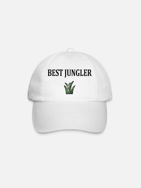Legue of Legends Best Jungler - Baseballkappe - Weiß/Weiß