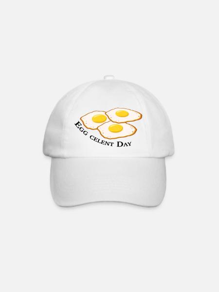 Egg celent Day - Baseballkappe - Weiß/Weiß