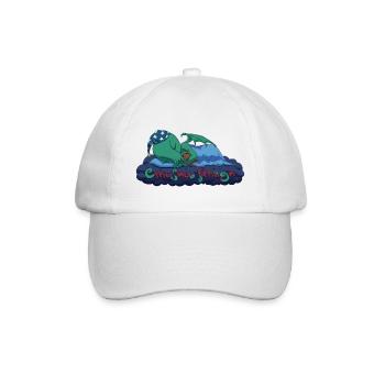 Cthulhu Fthagn - Baseballkappe - Weiß/Weiß - Vorne
