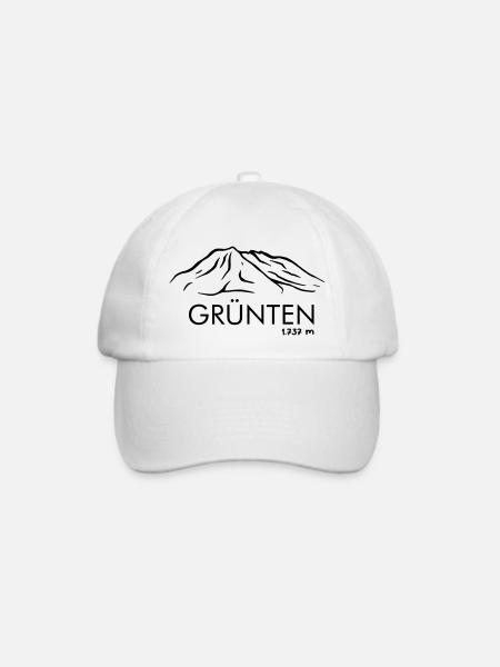 Grünten - Baseballkappe - Weiß/Weiß
