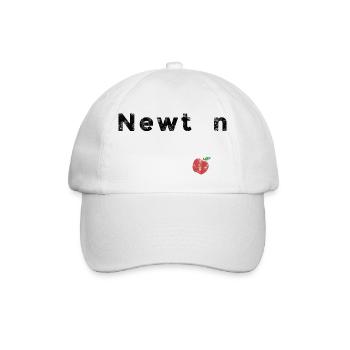 Isaac Newton - Baseballkappe - Weiß/Weiß - Vorne