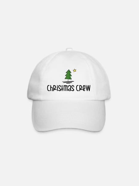 Christmas Crew - Baseballkappe - Weiß/Weiß