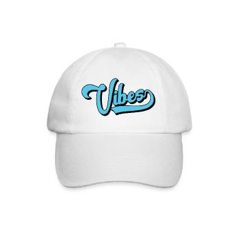 Vibes - Baseballkappe - Weiß/Weiß - Vorne